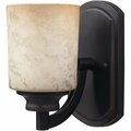 Home Impressions Warren 1-Bulb Rubbed Antique Bronze Wall Light Fixture IVL375A01RA